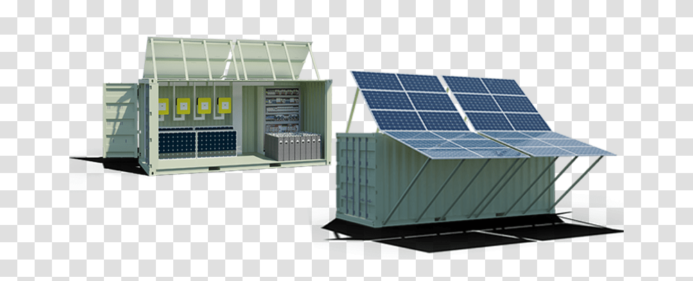 Rci Solar Container Ls, Solar Panels, Electrical Device, Kiosk Transparent Png