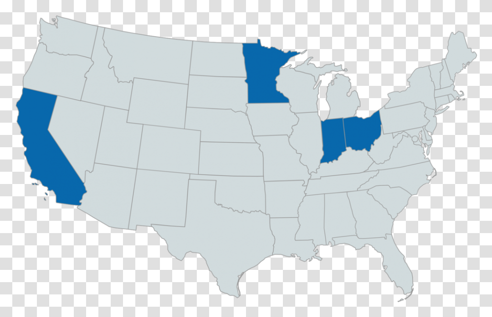 Rcn States States Have Corona Virus, Map, Diagram, Atlas, Plot Transparent Png