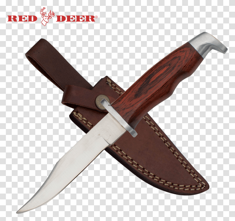 Rd V Wood Handle Hunting Knife, Axe, Tool, Blade, Weapon Transparent Png