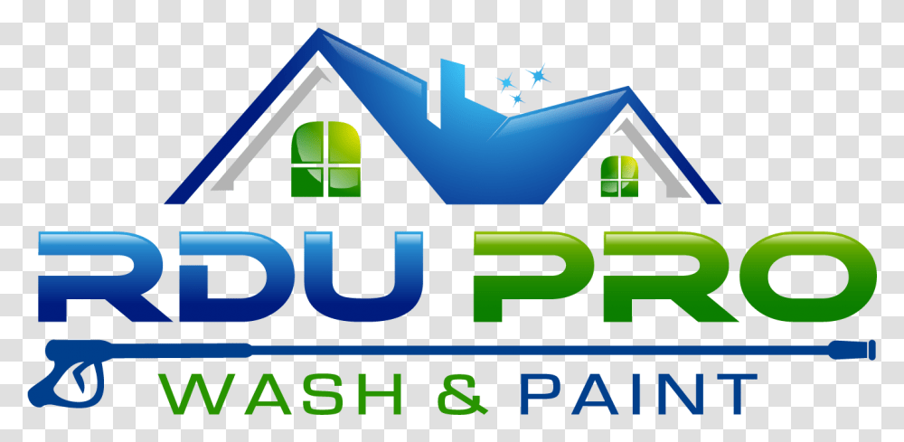 Rdu Pro Wash & Paint Logo Paint Company Logo Home Pressure Washing Logo, Word, Text, Alphabet, Symbol Transparent Png