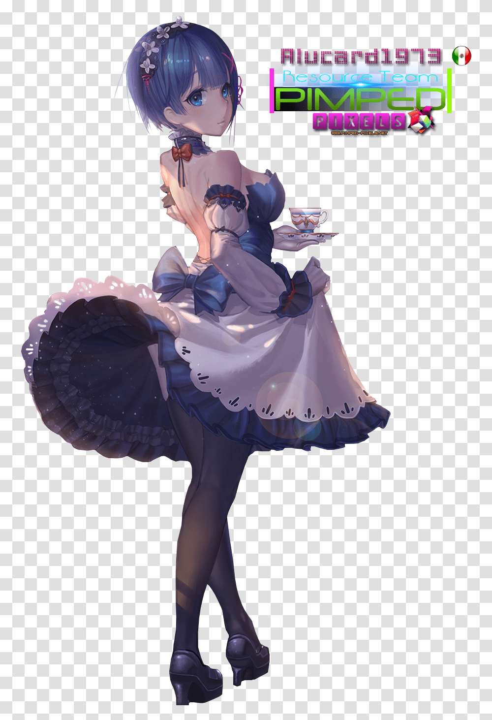 Re 0 Rem Girl, Dance, Person, Human, Dance Pose Transparent Png