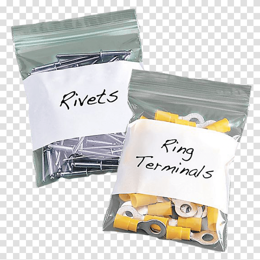 Re Closable Poly Bags With White BlockquotTitlequotre Bed Sheet, Plastic, Plastic Bag, Sweets Transparent Png