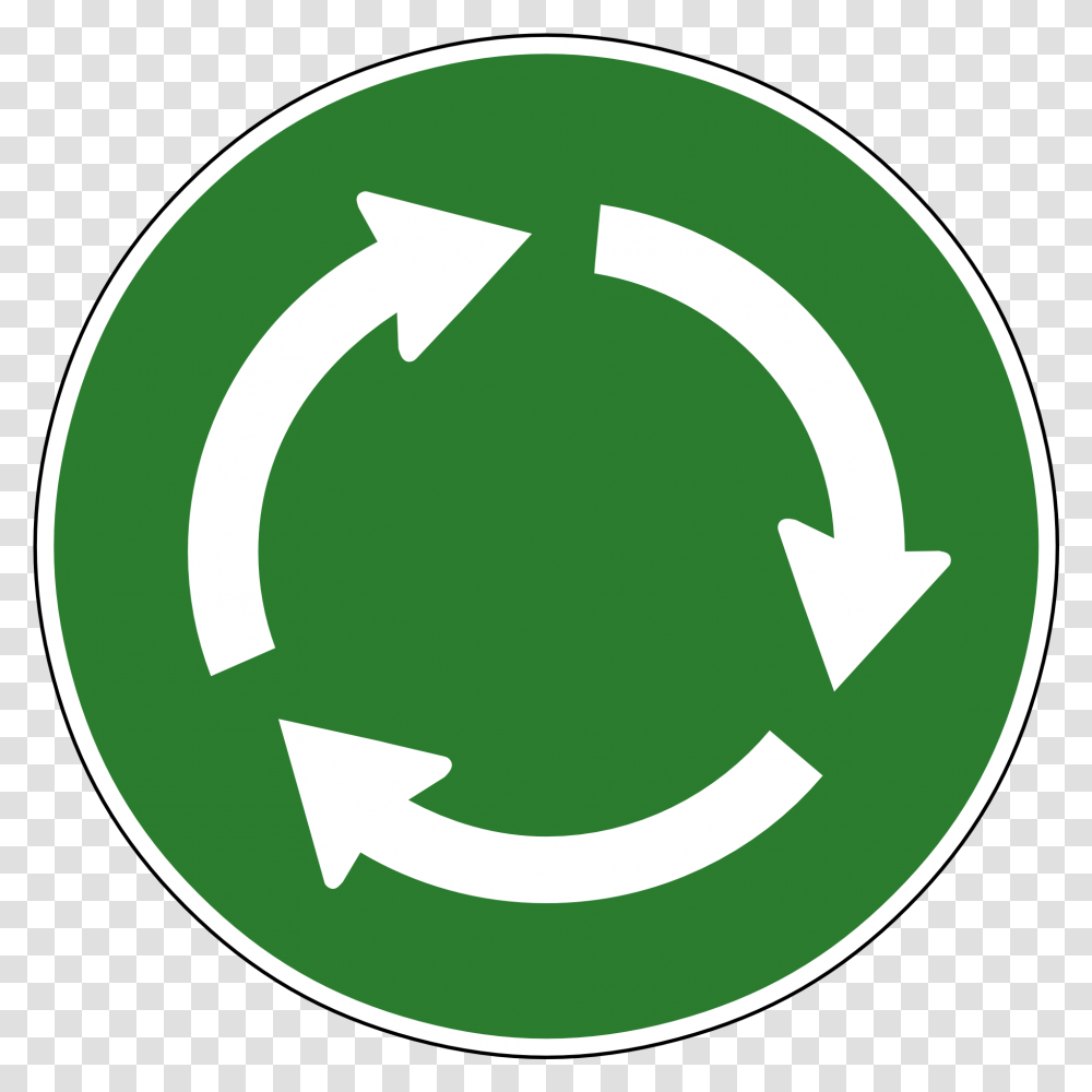 Re Cycle Circle, Recycling Symbol, Green Transparent Png