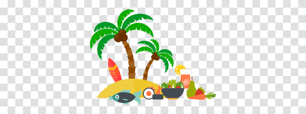 Re Preparing Your Hawaiian Dream Hawaii Palm Trees, Leisure Activities, Meal, Food, Plant Transparent Png