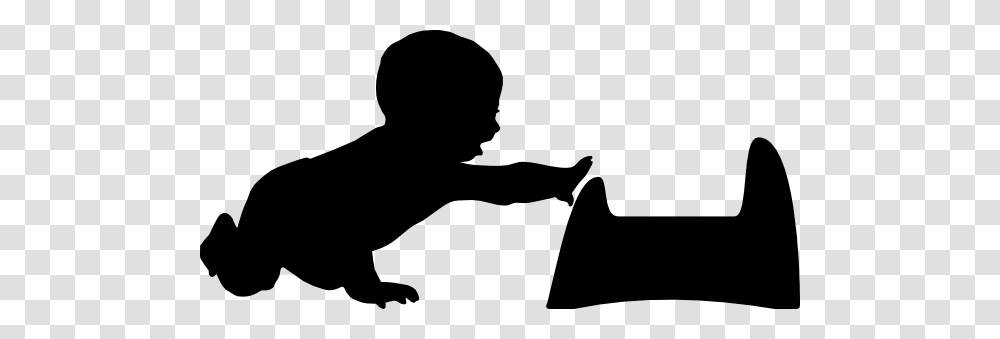 Reaching Hand Silhouette, Person, Human, Baby, Stencil Transparent Png