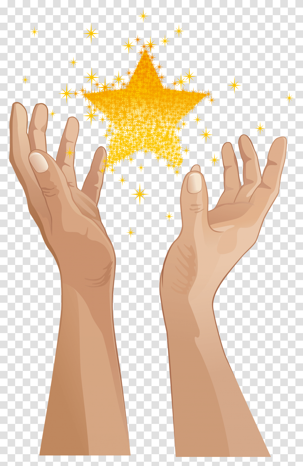 Reaching Hand Star In Hand Vector Full Size Hand Reaching For The Stars, Symbol, Star Symbol, Wand Transparent Png