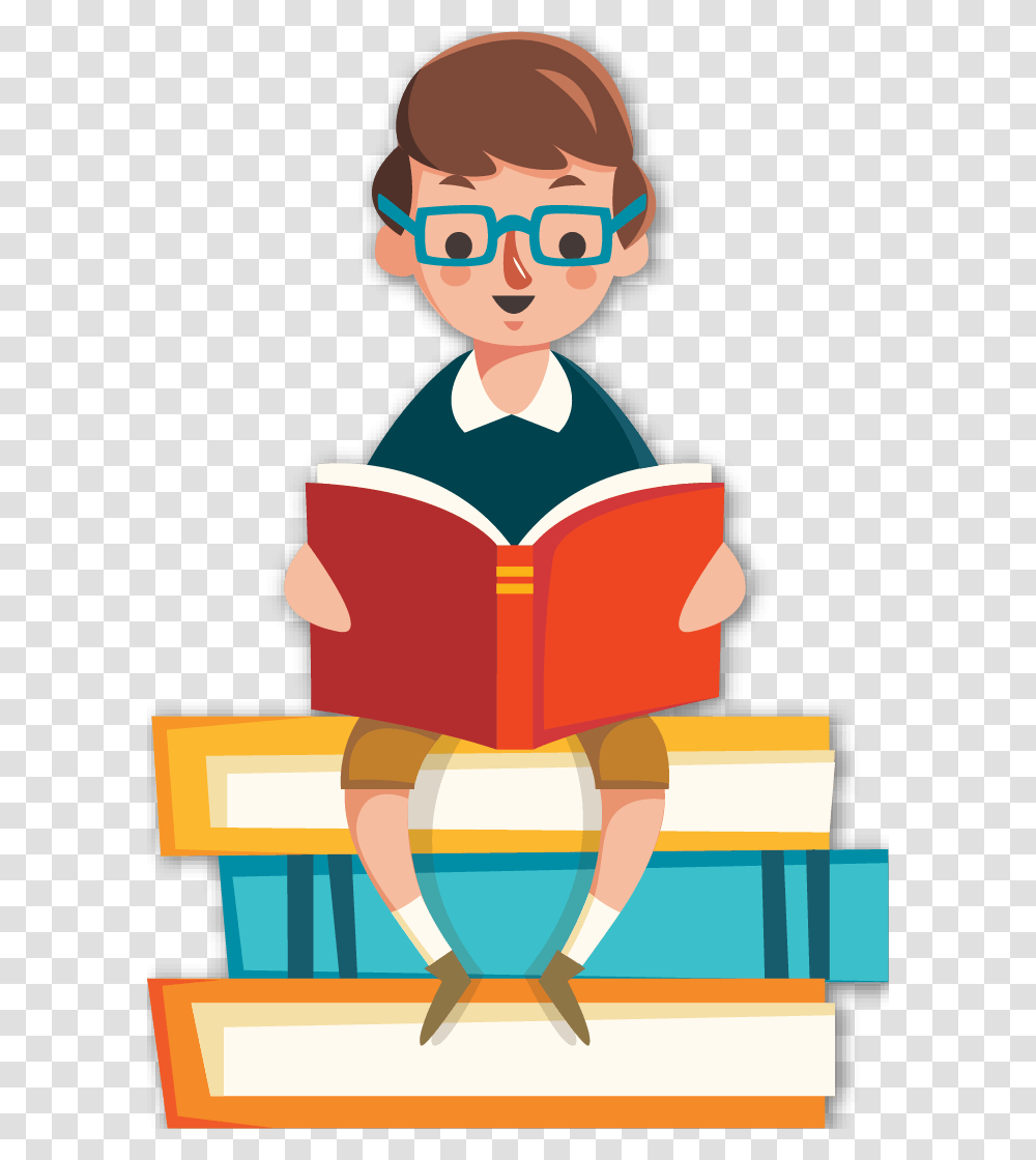Read A Book, Reading, Person, Human Transparent Png
