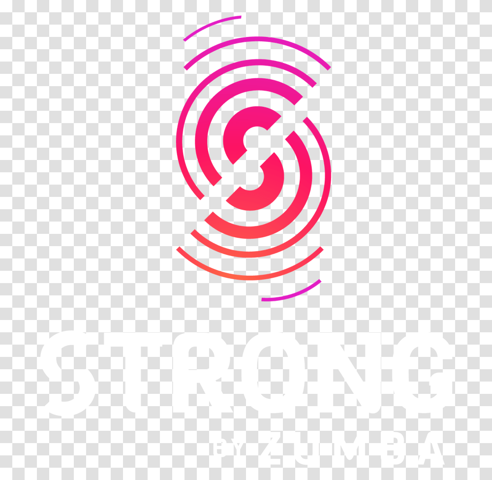Read More About Strong By Zumba Here Strong By Zumba Logo, Trademark, Spiral, Coil Transparent Png