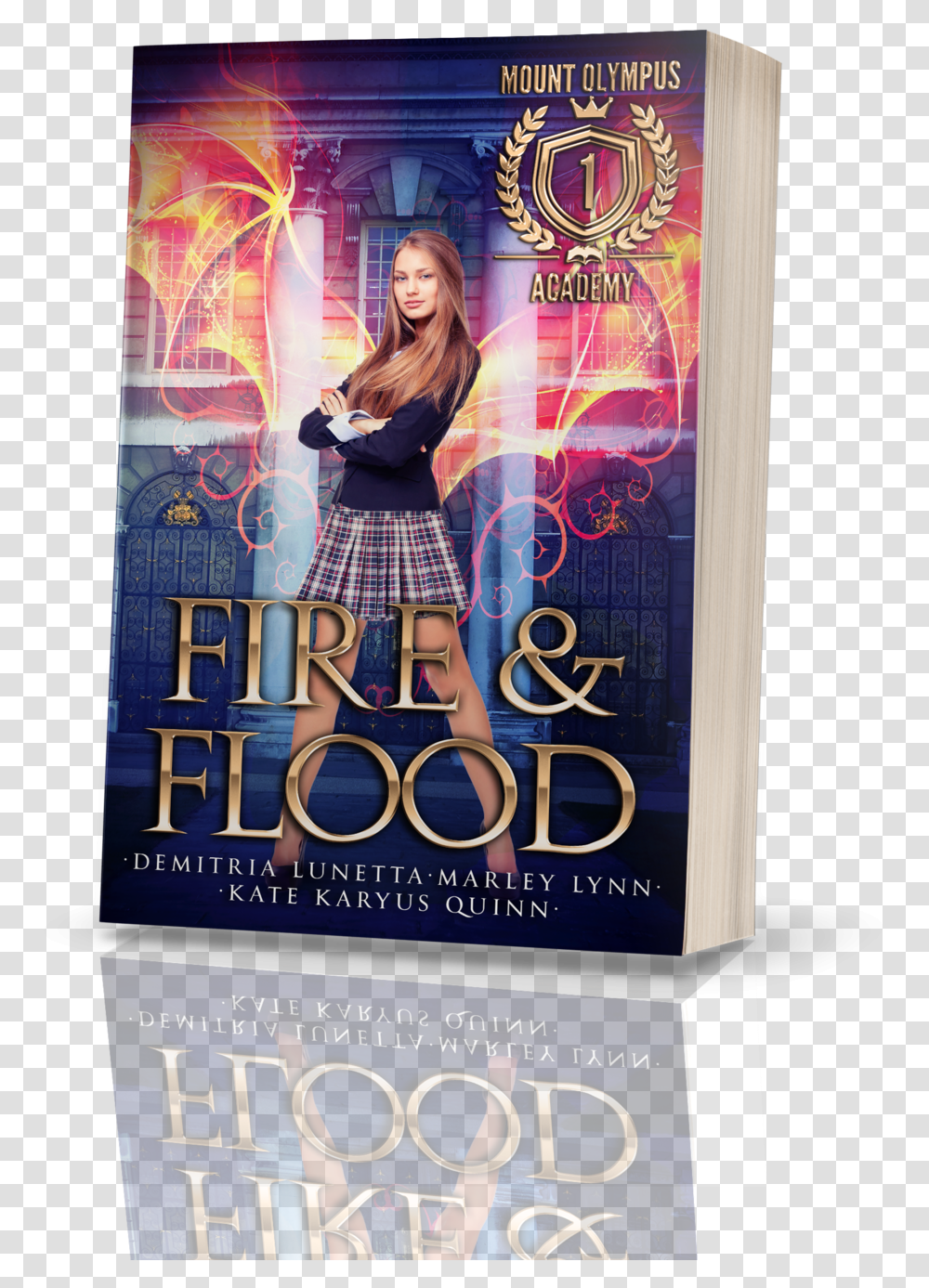 Read The First Six Chapters Of Fire & Flood For Free Olympus Academy Book, Poster, Advertisement, Person, Novel Transparent Png