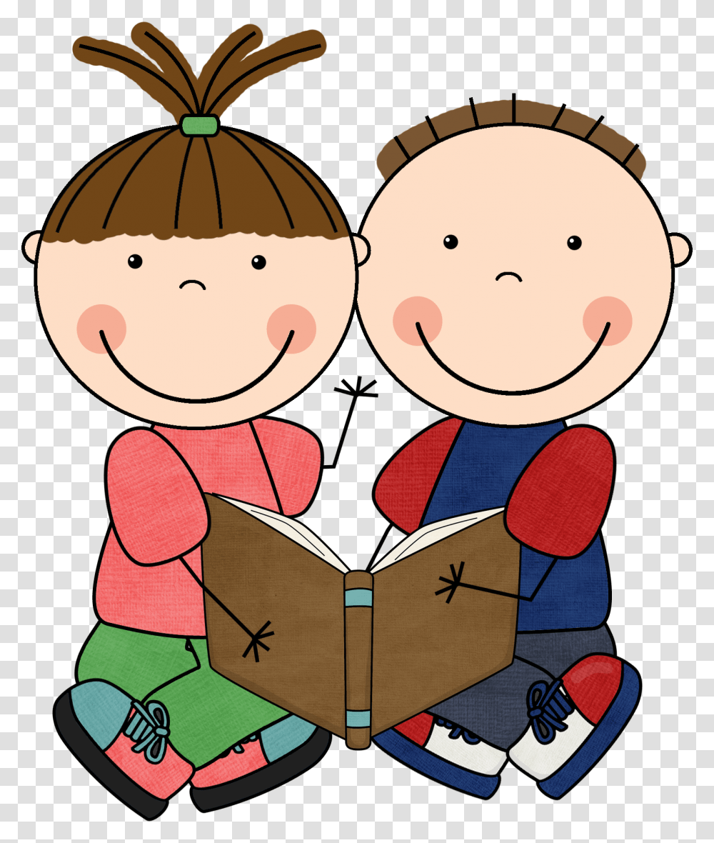 Read With A Friend, Drawing, Paper Transparent Png
