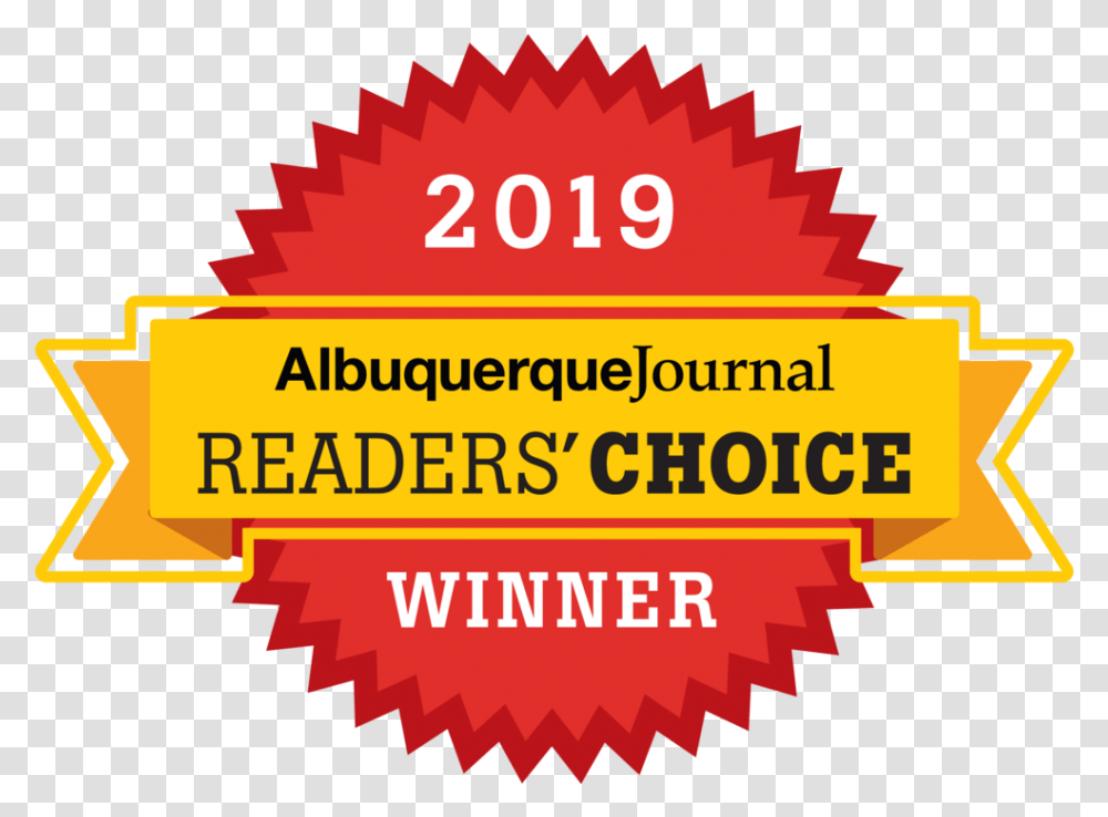 Readerschoice 19 Winner Albuquerque Journal Readers Choice 2019 Winners, Label Transparent Png