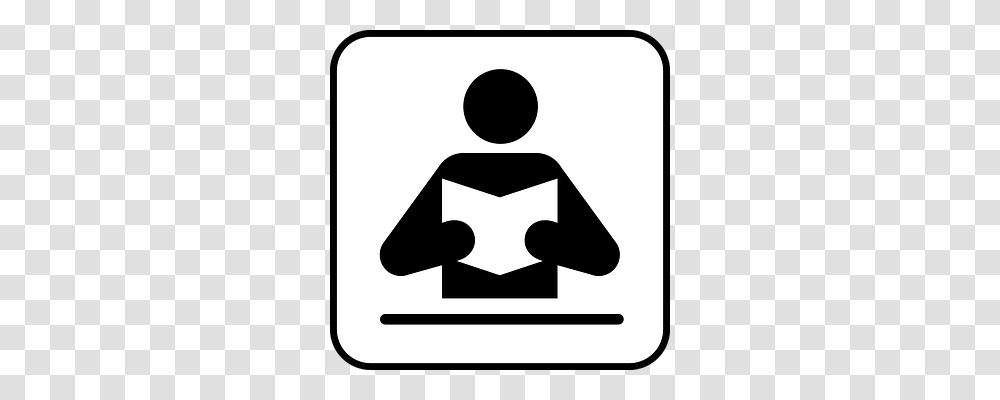 Reading Symbol, Sign, Road Sign Transparent Png