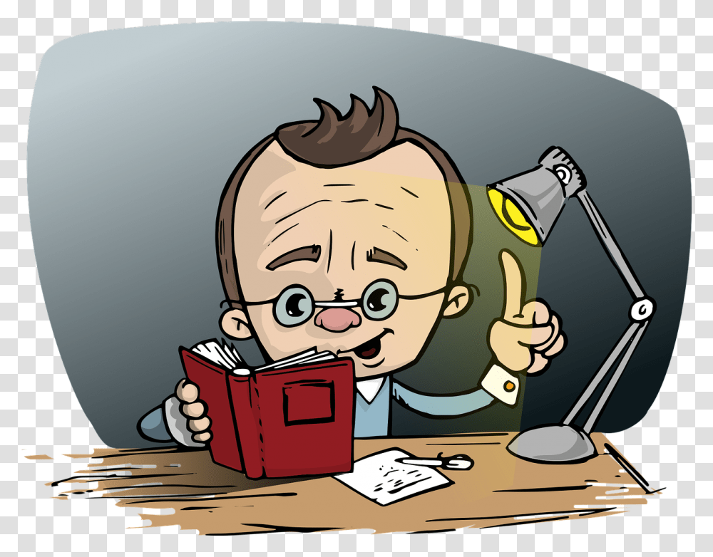 Reading Books With Lights Clipart, Performer, Cleaning Transparent Png