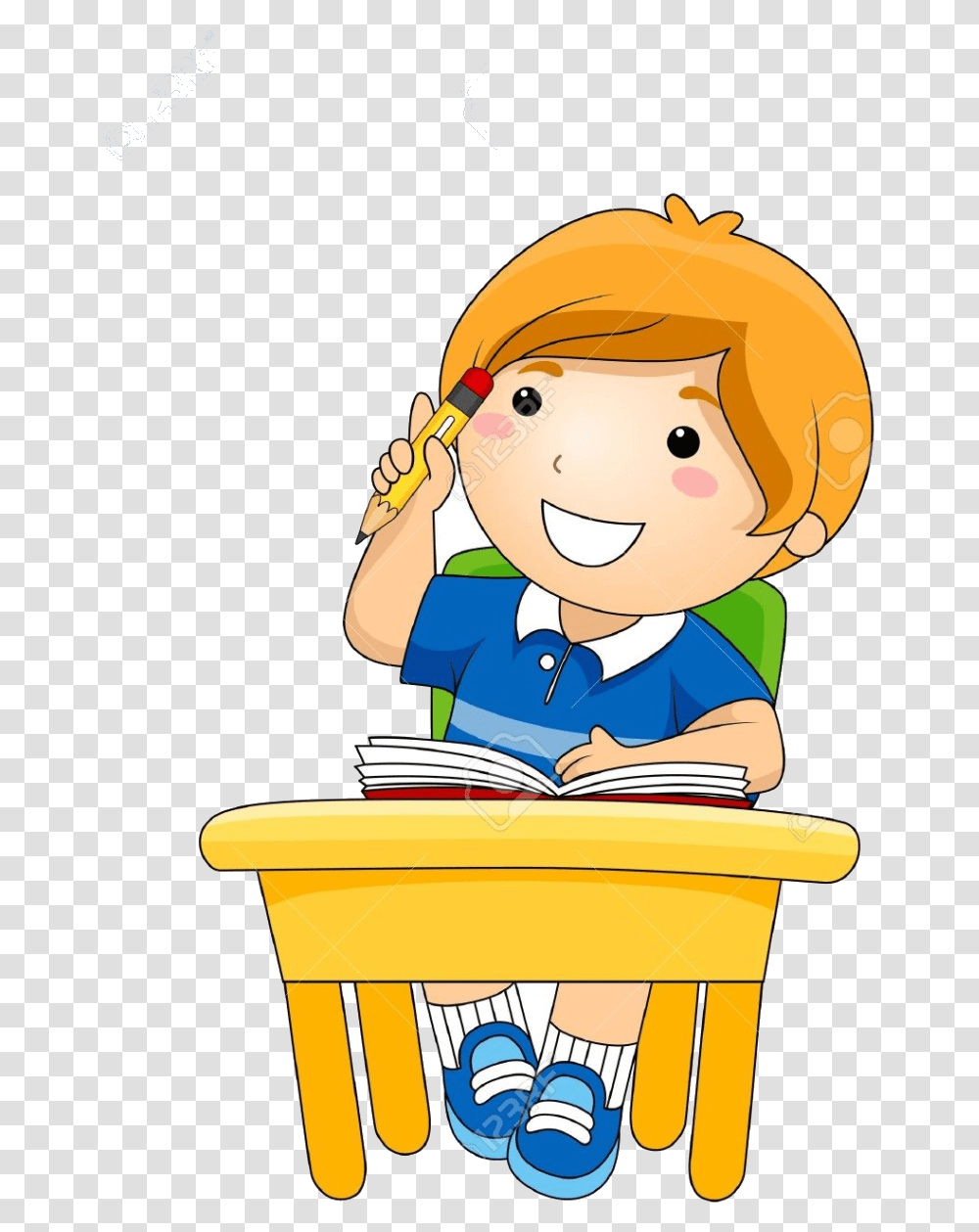 Reading Clipart Clipartlook Kid Thinking Clip Art, Girl, Female, Photography, Standing Transparent Png