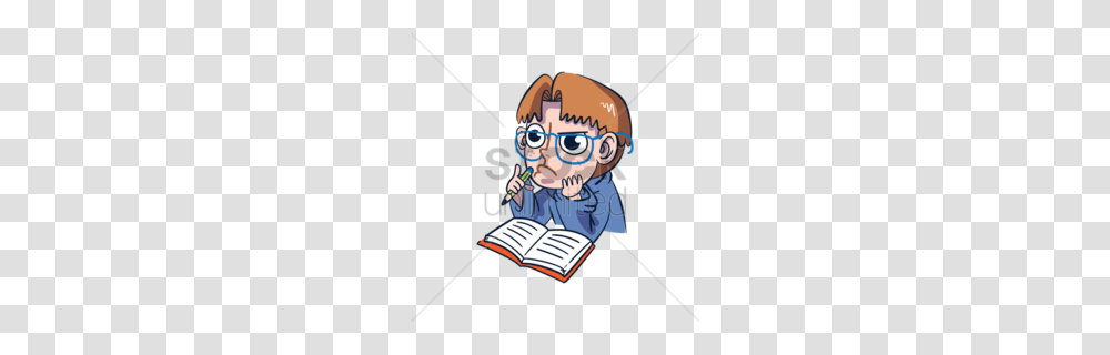 Reading Clipart, Person, Duel, Book, Manga Transparent Png