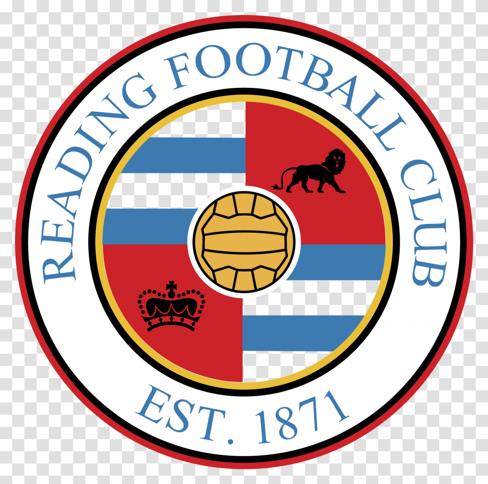 Reading Football Club Logo, Disk, Label, Dvd Transparent Png