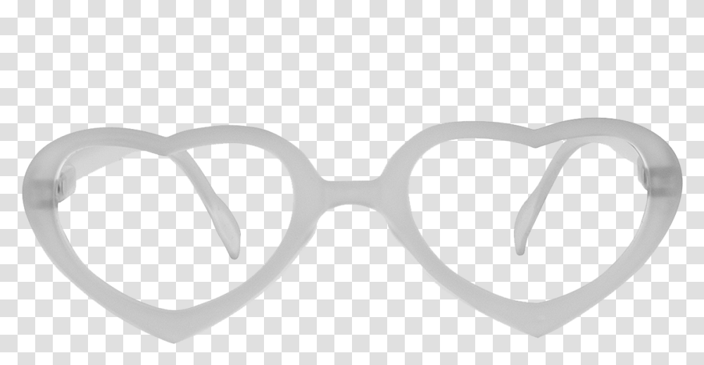 Reading Glasses Read Loop Comfort Flamingo Translucent White Heart, Accessories, Accessory, Sunglasses, Goggles Transparent Png