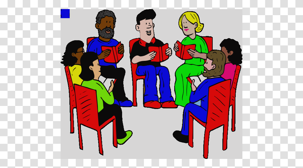 Reading Group Clipart, Person, Crowd, People, Audience Transparent Png