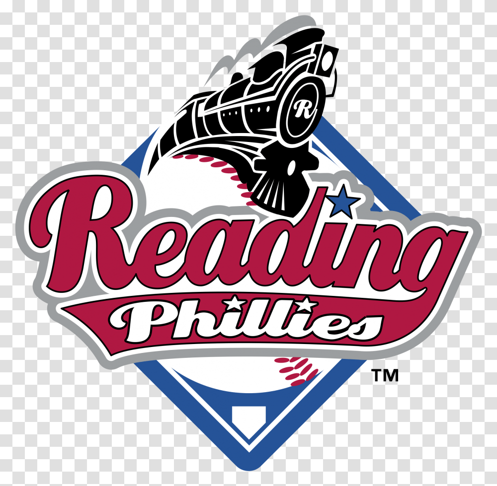 Reading Phillies Logo, Word Transparent Png