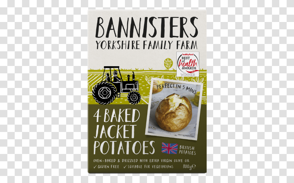 Ready Baked Jacket Potatoes Bannisters Jacket Potatoes, Poster, Advertisement, Flyer, Paper Transparent Png