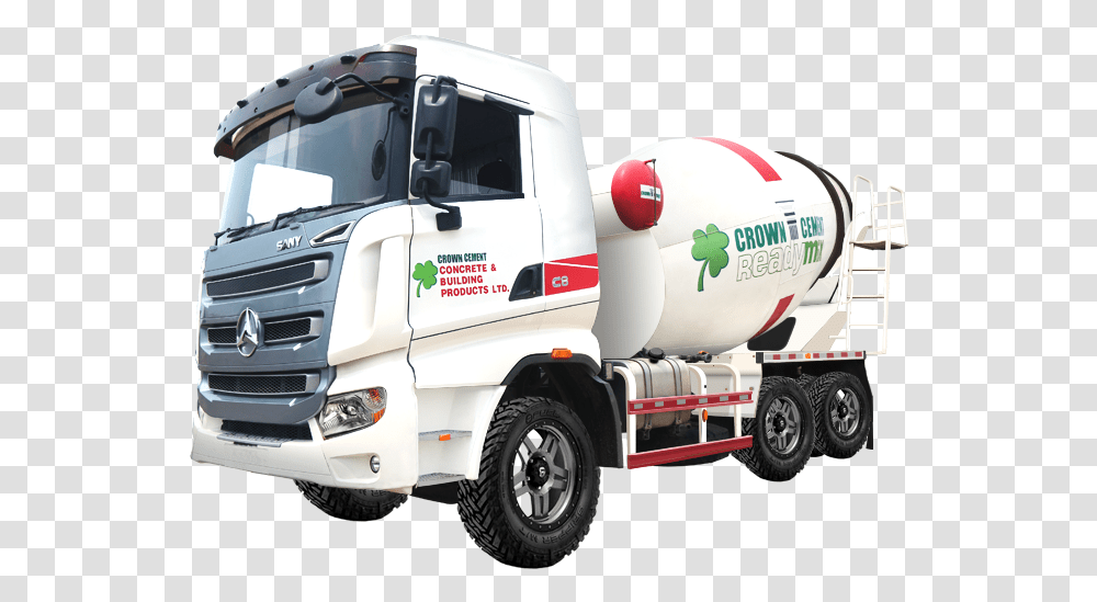 Ready Mix Concrete Van, Truck, Vehicle, Transportation, Trailer Truck Transparent Png
