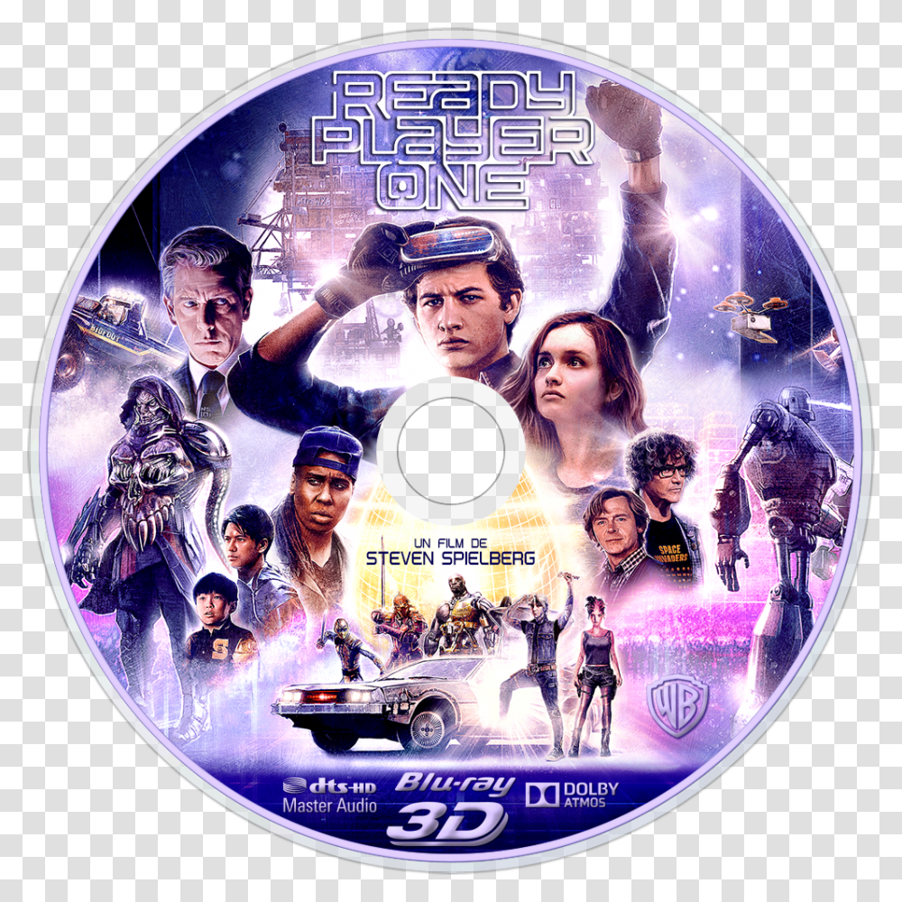 Ready Player One Bluray Disc, Disk, Dvd, Person, Human Transparent Png