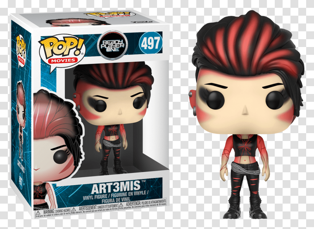 Ready Player One Horror Movie Pop Funko, Person, Human, Toy, Doll Transparent Png