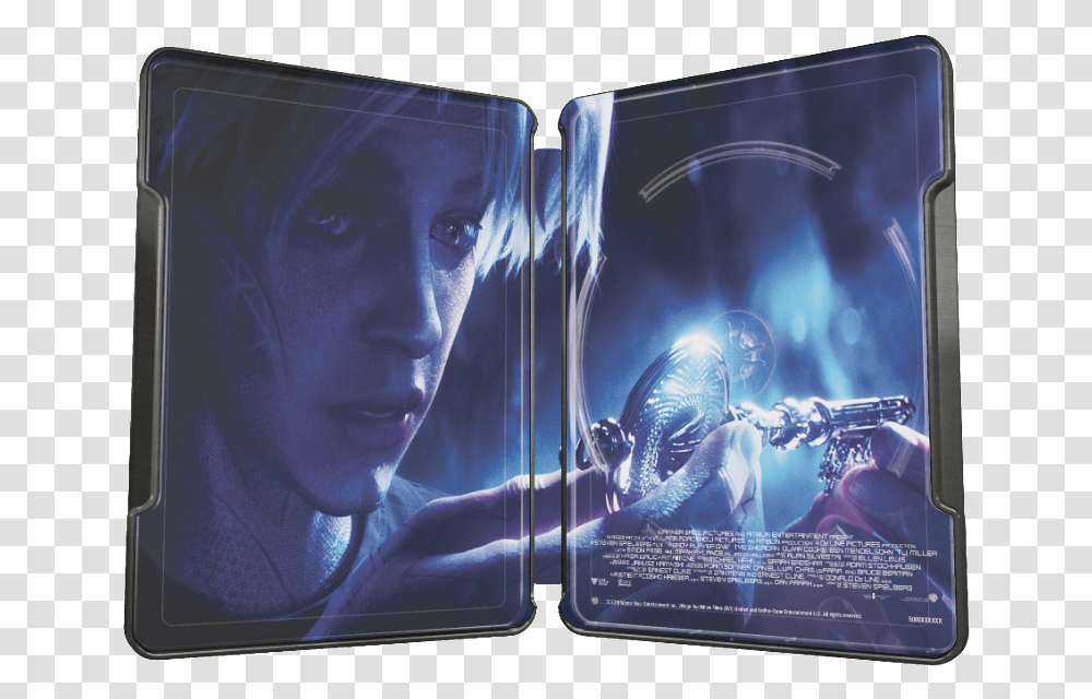 Ready Player One Ready Player 1 Steelbook, Person, Human, Electronics, Screen Transparent Png