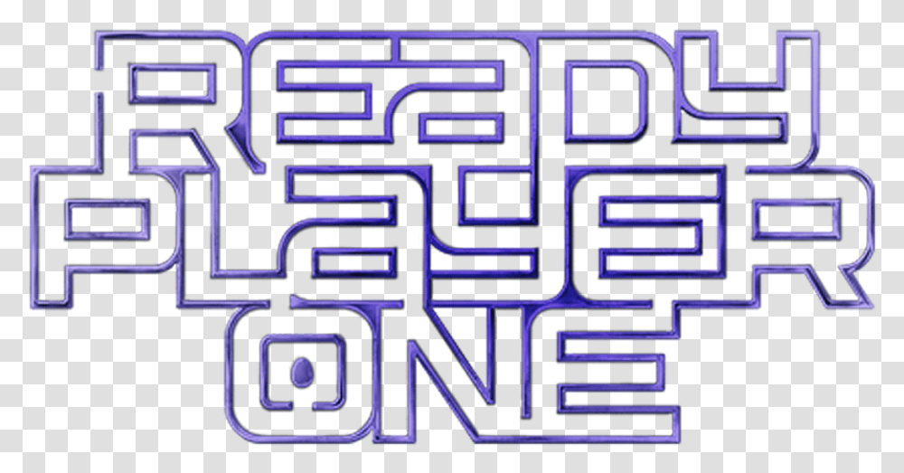 Ready Player One Title, Pac Man, Maze, Labyrinth Transparent Png