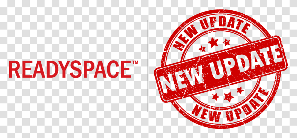 Readyspace New Update Stamp, Logo, Trademark, Emblem Transparent Png
