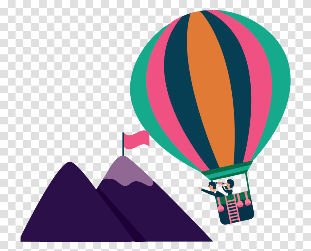 Real Balloon Hot Air Balloon, Aircraft, Vehicle, Transportation Transparent Png