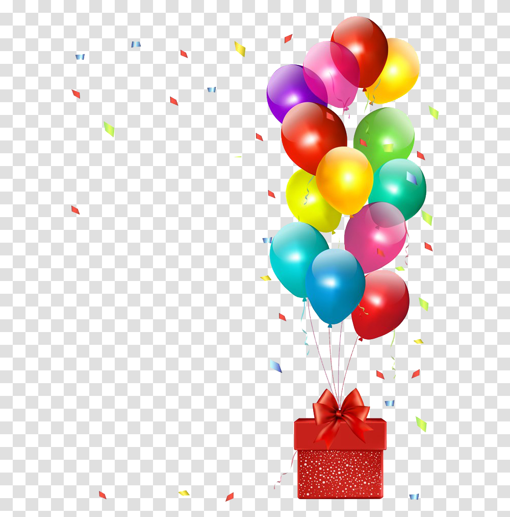 Real Balloons Images Beautiful Happy Birthday Background, Cake, Dessert, Food Transparent Png