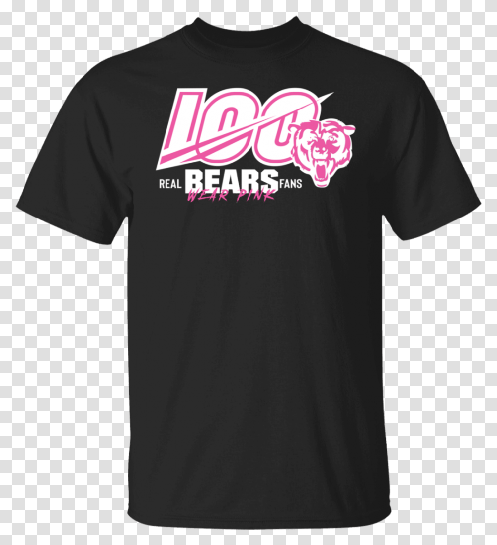 Real Bears Fans Wear Pink Shirt Shirt Long Sleeve, Apparel, T-Shirt, Person Transparent Png
