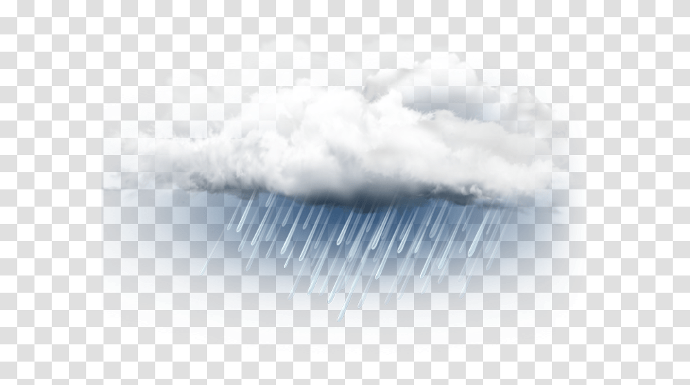 Real Cloud Rain Sea, Comb Transparent Png