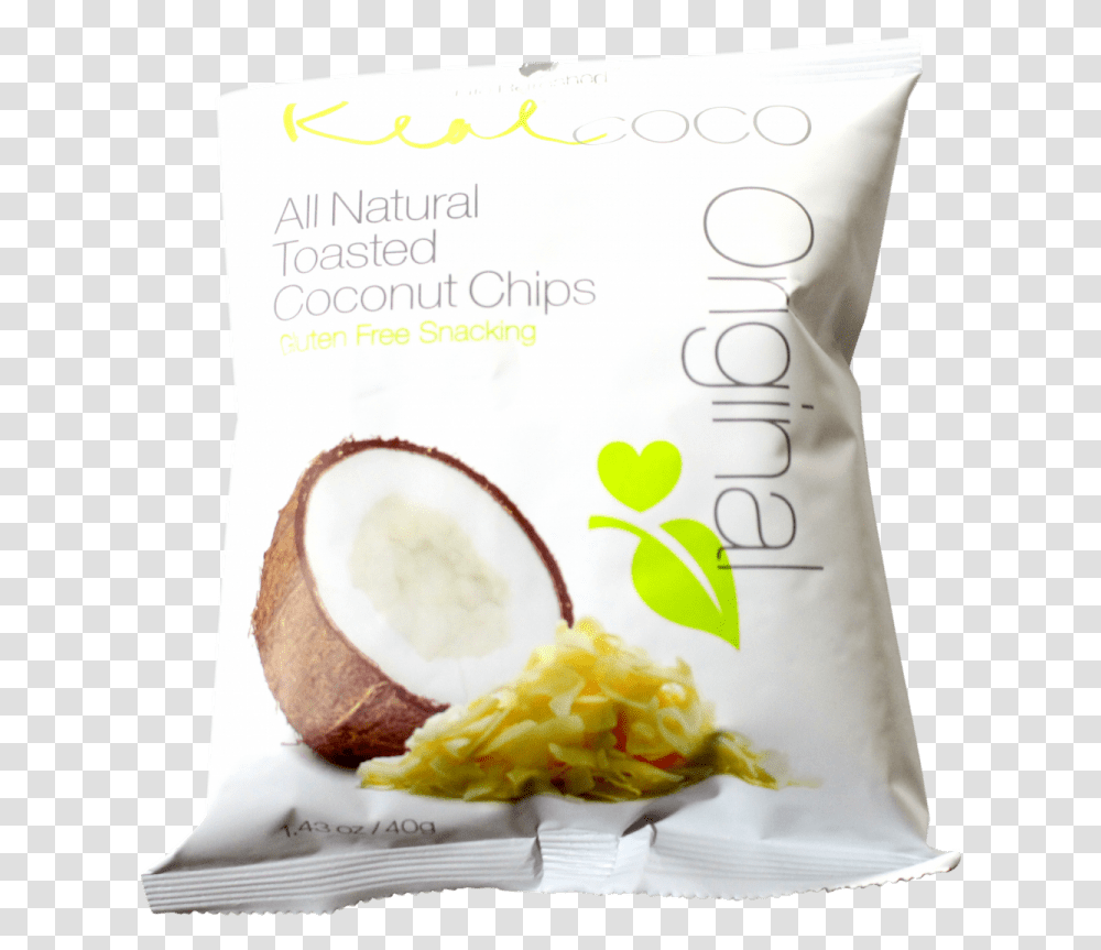 Real Coco All Natural Toasted Coconut Chips Bread, Plant, Fruit, Food, Vegetable Transparent Png