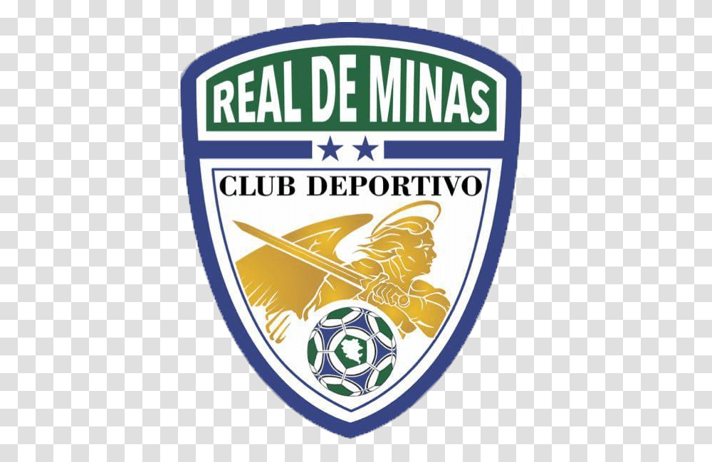 Real De Minas Team Logo Cd Real De Minas, Trademark, Badge, Soccer Ball Transparent Png