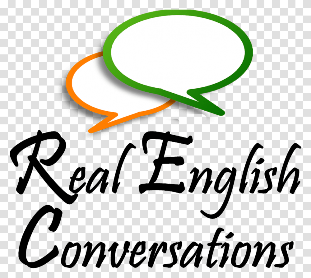Real English Podcast English Language, Logo, Trademark Transparent Png