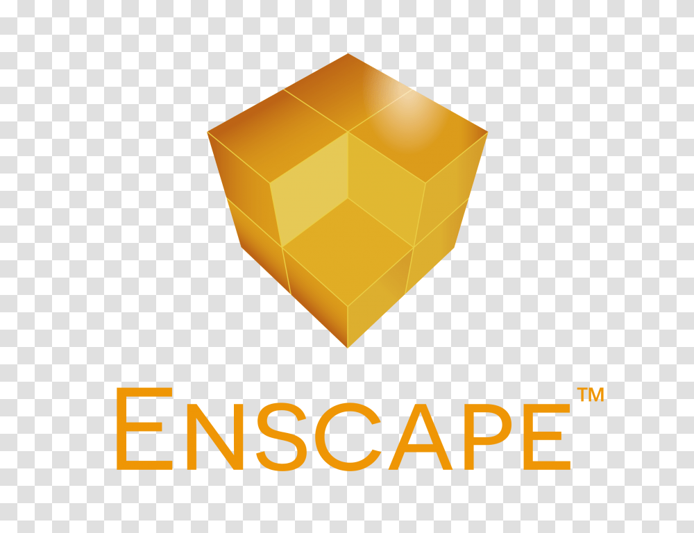 Real Enscape Logo, Box, Food, Rubix Cube, Gold Transparent Png