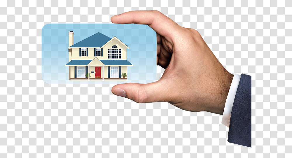 Real Estate Business, Person, Hand, Housing, Building Transparent Png
