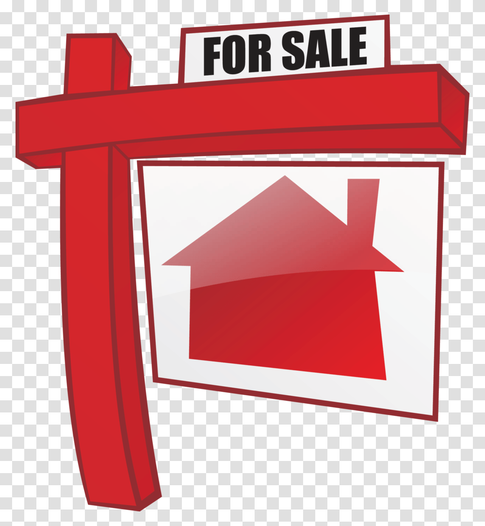 Real Estate Clipart File Cartoon Real Estate Sign, Mailbox, Building, Architecture Transparent Png