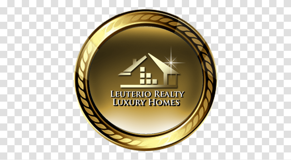 Real Estate Logo By Jennifer Misterio Gold Real Estate Logo, Gold Medal, Trophy, Clock Tower, Architecture Transparent Png