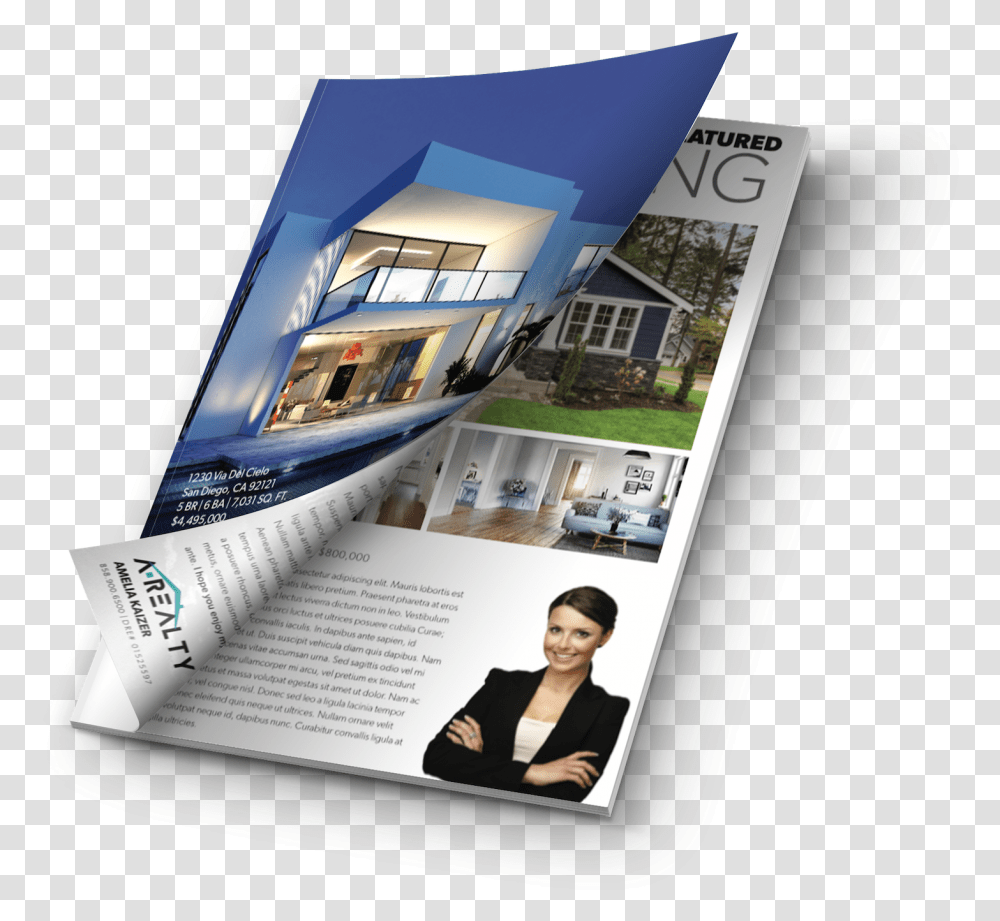 Real Estate Magazine Real Estate Magazine, Flyer, Poster, Paper, Advertisement Transparent Png