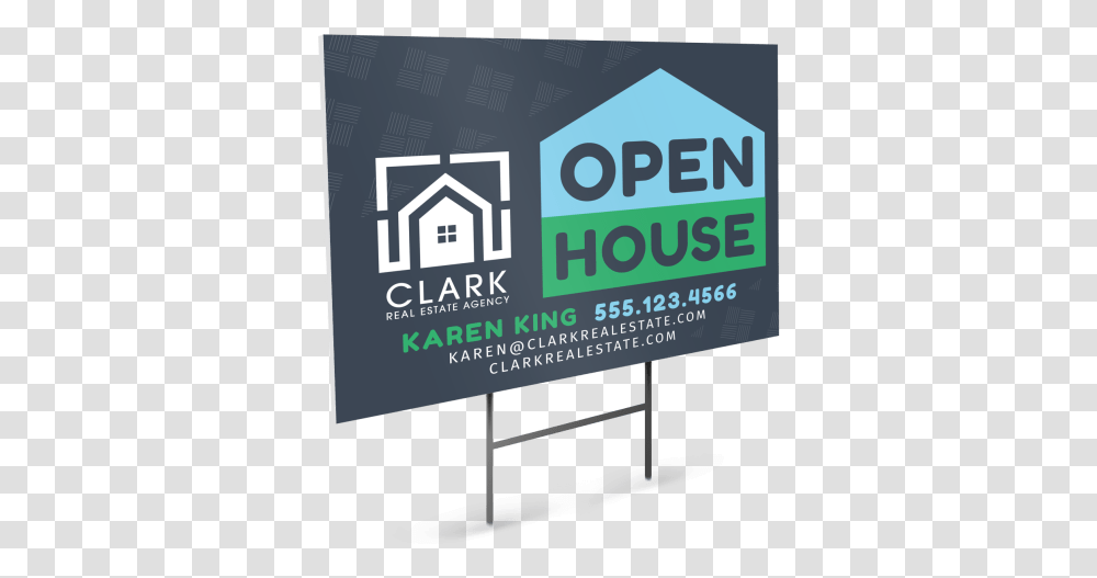 Real Estate Open House Yard Sign Template Preview Banner, Advertisement, Poster, Billboard Transparent Png