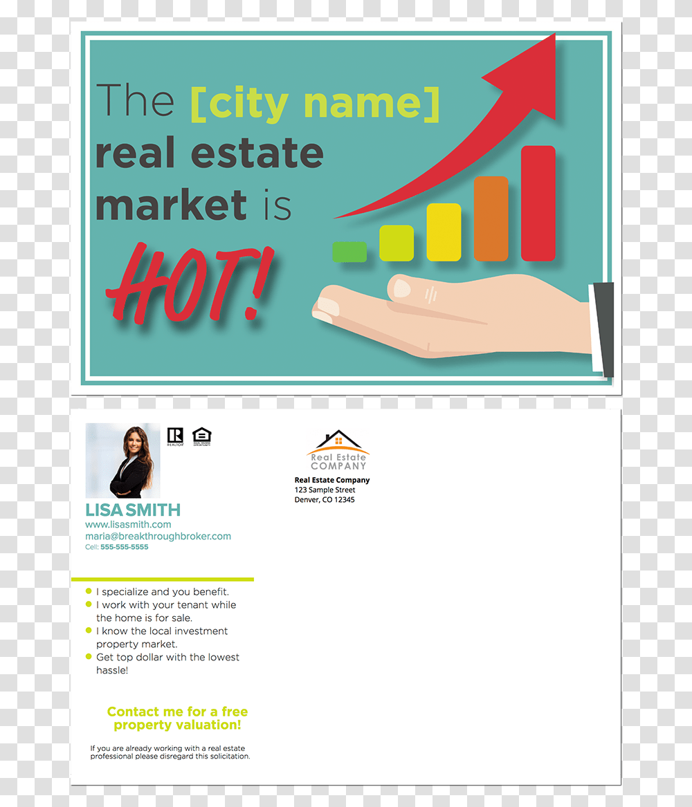 Real Estate Postcard Class Img Responsive One Market, Poster, Advertisement, Person, Human Transparent Png