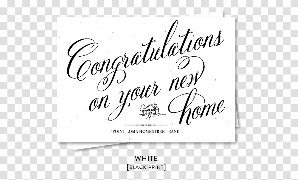 Real Estate Realtor New Home Congratulations, Handwriting, Calligraphy, Letter Transparent Png