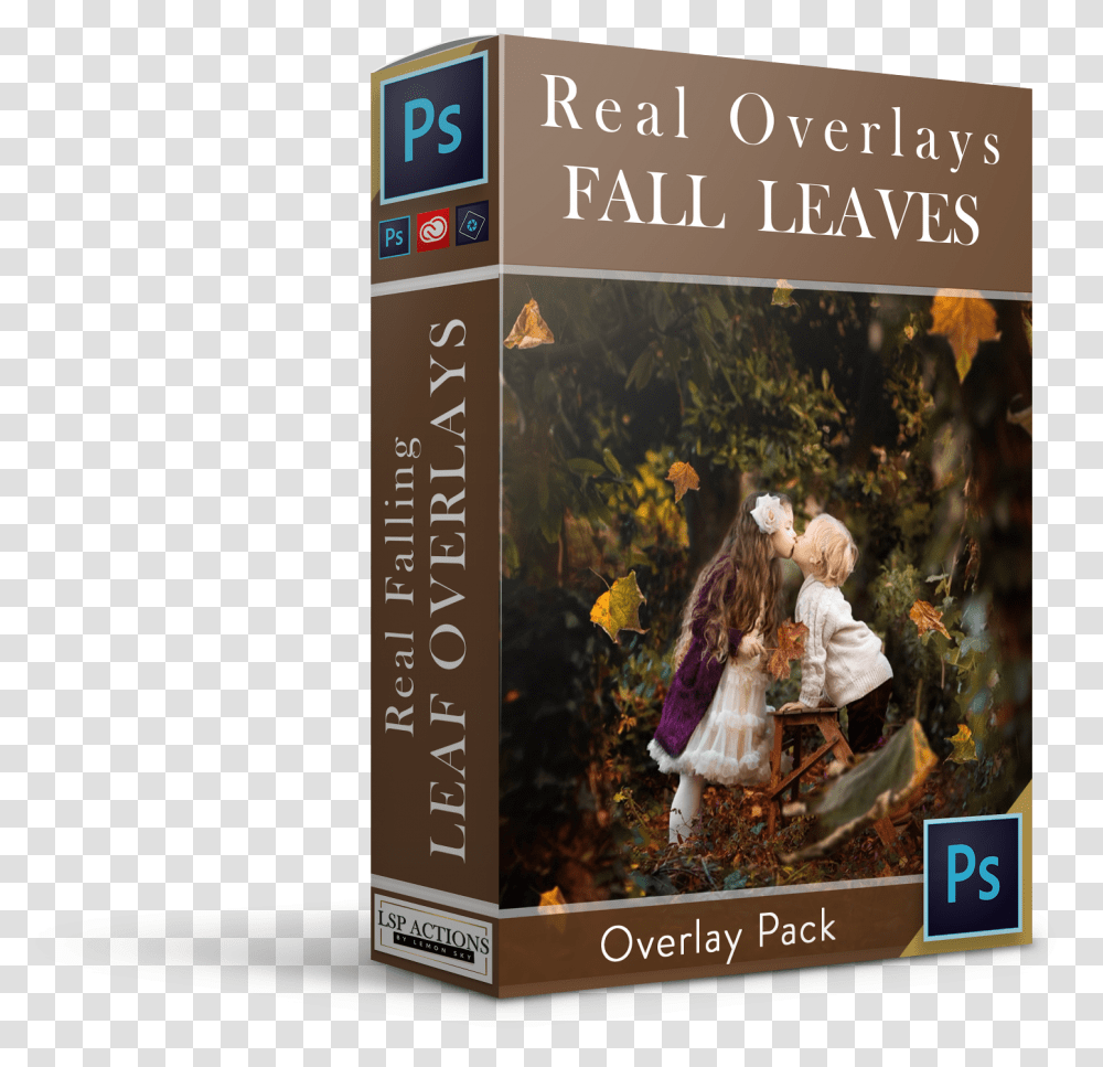 Real Falling Leaves Overlays Flyer, Person, Female, Dvd, Disk Transparent Png
