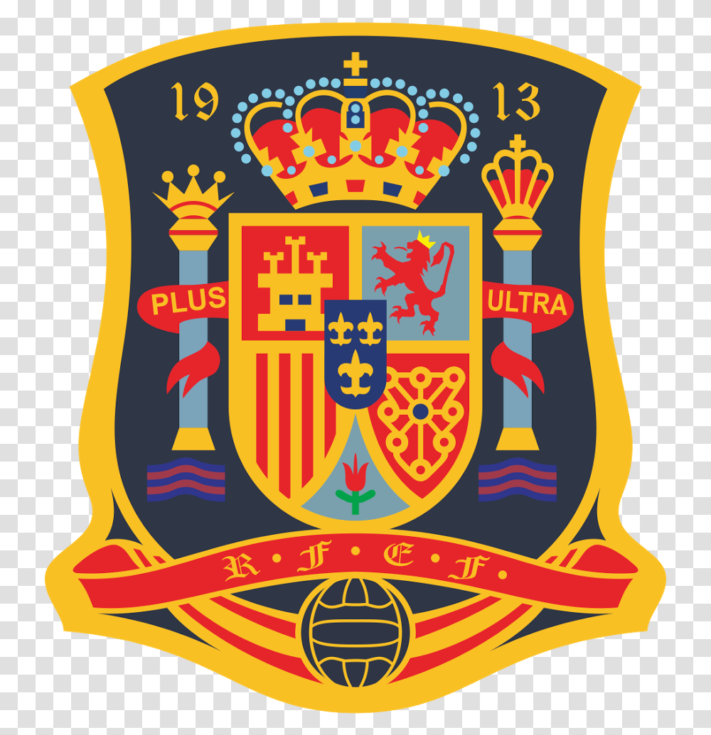 Real Federacin De Ftbol Logo Vector Format Cdr Dream League Soccer Logo Spain, Symbol, Trademark, Emblem, Badge Transparent Png