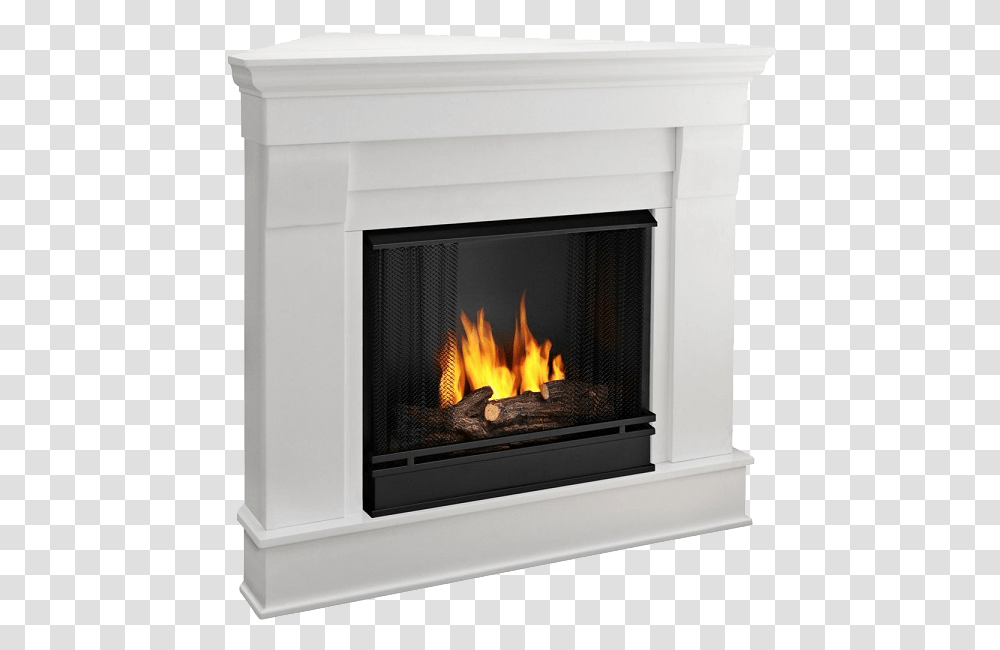 Real Flame Hearth, Fireplace, Indoors Transparent Png