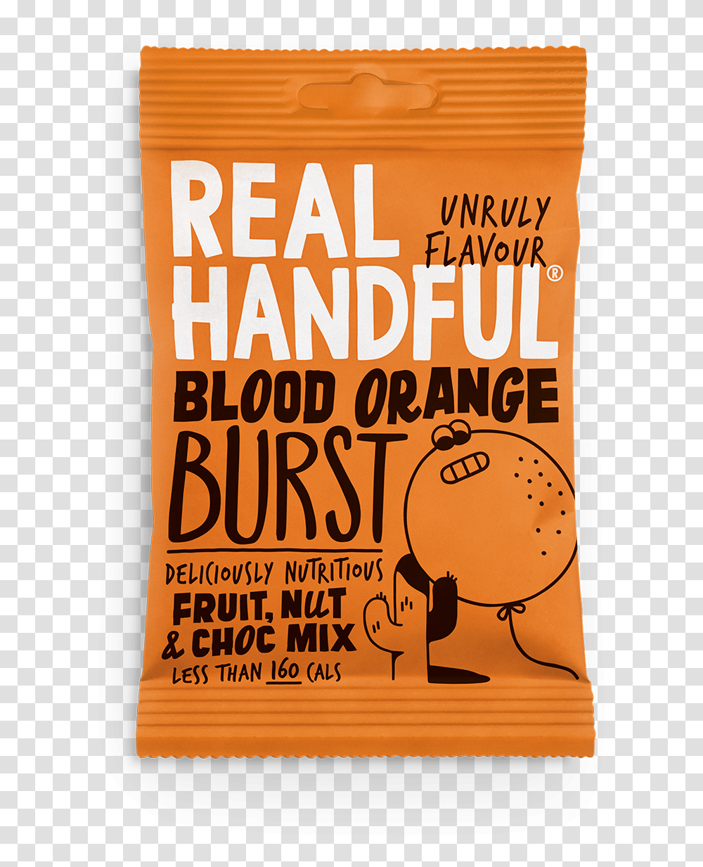 Real Handful Trail Mix Blood Orange Burst Care Packages Brown Paper, Poster, Advertisement, Flyer, Brochure Transparent Png