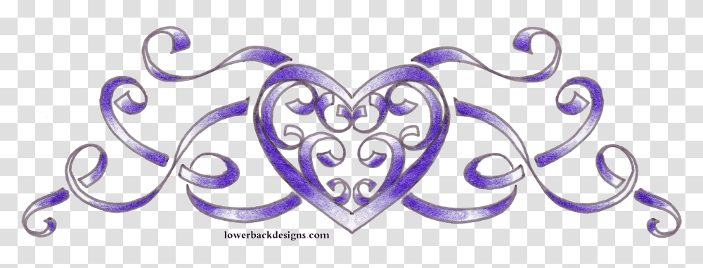 Real Heart Heart Ribbon Tattoo Designs, Jewelry, Accessories, Accessory, Purple Transparent Png